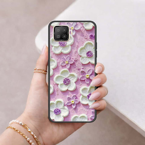 Oppo Reno4 Lite Cover - Floral Series 3 - HQ Ultra Shine Premium Infinity Glass Soft Silicon Borders Case