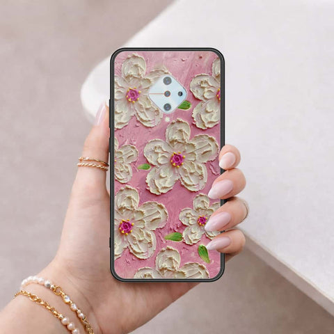Vivo S1 Pro Cover - Floral Series 3 - HQ Ultra Shine Premium Infinity Glass Soft Silicon Borders Case
