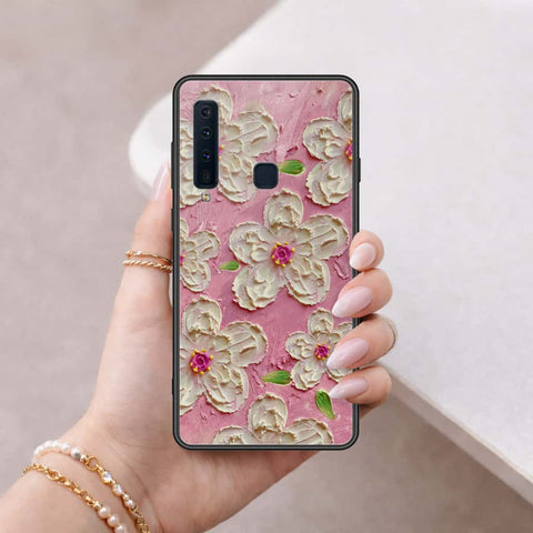 Samsung Galaxy A9 Star Pro Cover - Floral Series 3 - HQ Ultra Shine Premium Infinity Glass Soft Silicon Borders Case