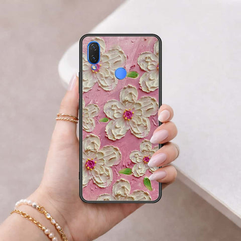Huawei Nova 3i  Cover - Floral Series 3 - HQ Ultra Shine Premium Infinity Glass Soft Silicon Borders Case