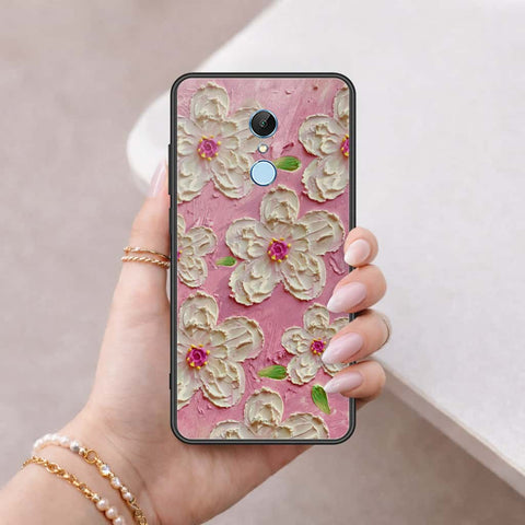 Xiaomi Redmi Note 5 / Redmi 5 Plus Cover - Floral Series 3 - HQ Ultra Shine Premium Infinity Glass Soft Silicon Borders Case