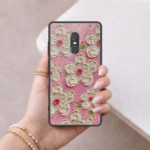 Xiaomi Redmi Note 4 / 4X Cover - Floral Series 3 - HQ Ultra Shine Premium Infinity Glass Soft Silicon Borders Case