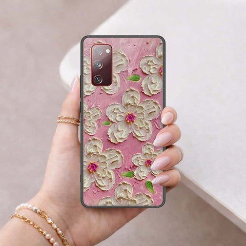 Samsung Galaxy S20 FE Cover - Floral Series 3 - HQ Ultra Shine Premium Infinity Glass Soft Silicon Borders Case