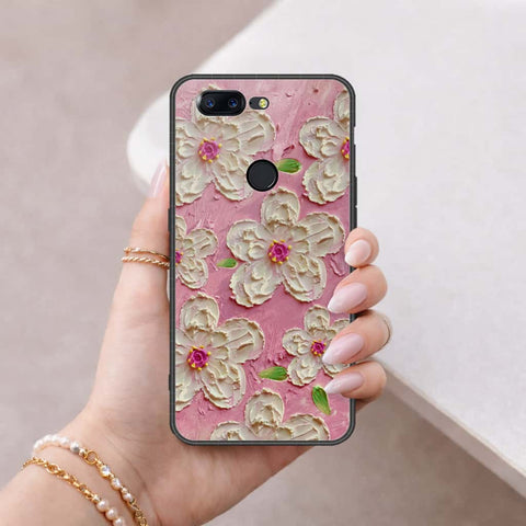 OnePlus 5T Cover - Floral Series 3 - HQ Ultra Shine Premium Infinity Glass Soft Silicon Borders Case