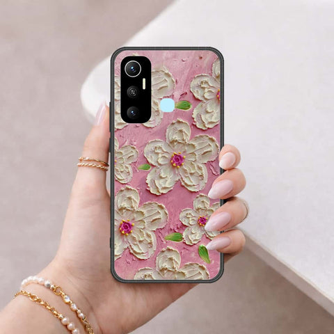 Infinix Hot 11 Cover - Floral Series 3 - HQ Ultra Shine Premium Infinity Glass Soft Silicon Borders Case