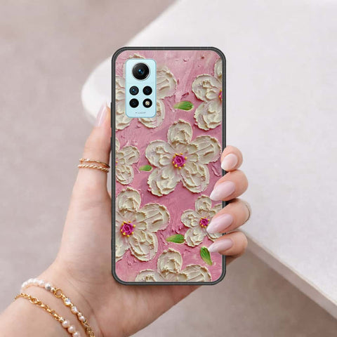 Xiaomi Redmi Note 12 Pro 4G Cover - Floral Series 3 - HQ Ultra Shine Premium Infinity Glass Soft Silicon Borders Case