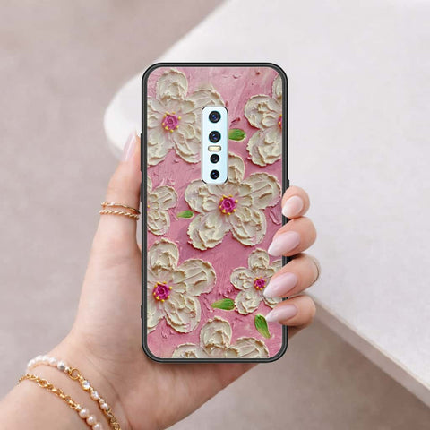 Vivo V17 Pro Cover - Floral Series 3 - HQ Ultra Shine Premium Infinity Glass Soft Silicon Borders Case