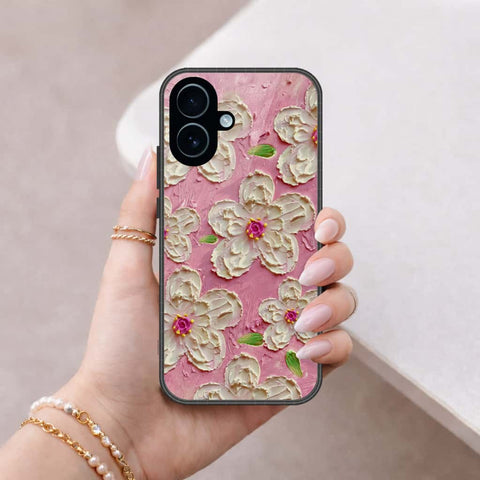 iPhone 18 - Floral Series 3 - HQ Ultra Shine Premium Infinity Glass Soft Silicon Borders Case