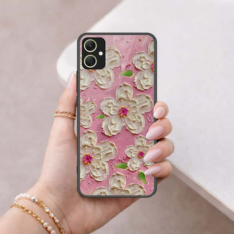 Samsung Galaxy A06 Cover - Floral Series 3 - HQ Ultra Shine Premium Infinity Glass Soft Silicon Borders Case