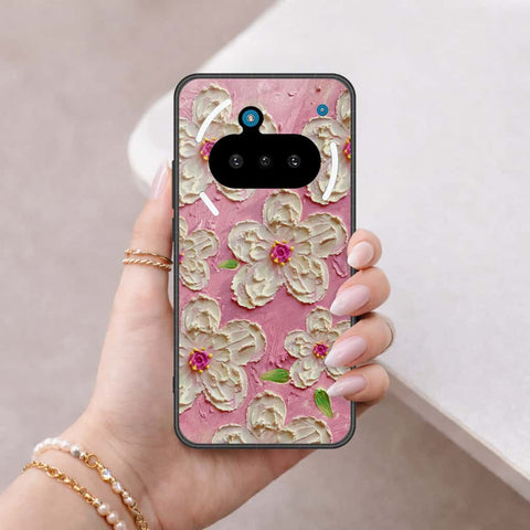Nothing Phone 3a Cover - Floral Series 3 - HQ Ultra Shine Premium Infinity Glass Soft Silicon Borders Case