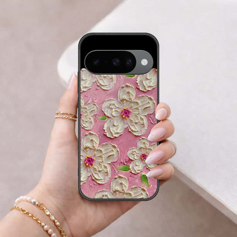 Google Pixel 10 Cover - Floral Series 3 - HQ Ultra Shine Premium Infinity Glass Soft Silicon Borders Case
