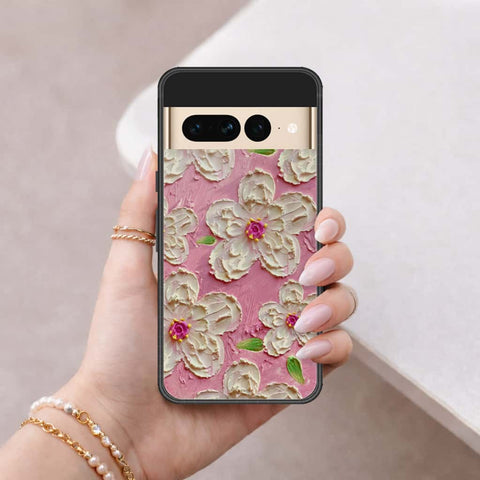 Google Pixel 7 Pro Cover - Floral Series 3 - HQ Ultra Shine Premium Infinity Glass Soft Silicon Borders Case