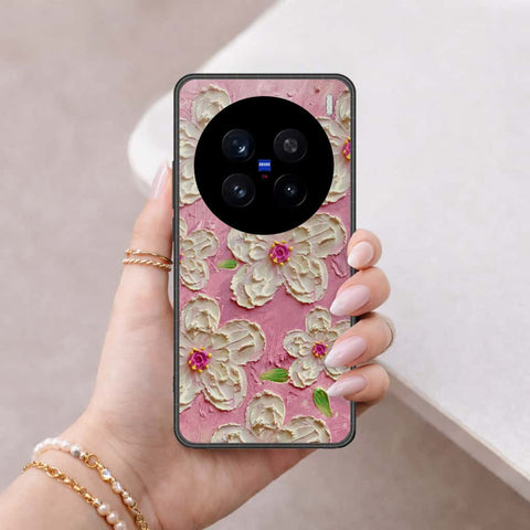 Vivo V7 Plus Cover - Floral Series 3 - HQ Ultra Shine Premium Infinity Glass Soft Silicon Borders Case