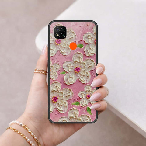 Xiaomi Poco C3 Cover - Floral Series 3 - HQ Ultra Shine Premium Infinity Glass Soft Silicon Borders Case