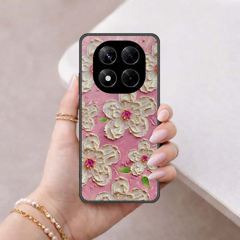 Xiaomi Redmi Note 14 Pro 4G Cover - Floral Series 3 - HQ Ultra Shine Premium Infinity Glass Soft Silicon Borders Case