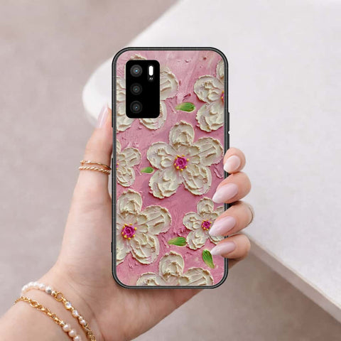 Oppo A16s Cover - Floral Series 3 - HQ Ultra Shine Premium Infinity Glass Soft Silicon Borders Case