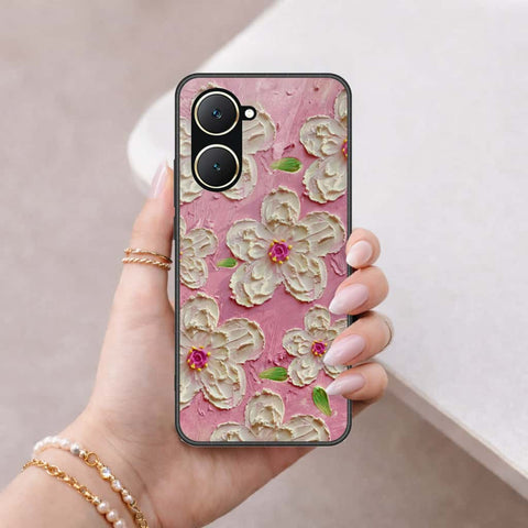 Vivo Y18 Cover - Floral Series 3 - HQ Ultra Shine Premium Infinity Glass Soft Silicon Borders Case