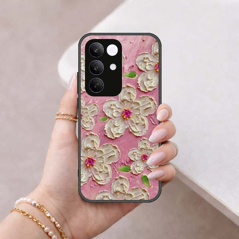 Realme C85 Pro Cover - Floral Series 3 - HQ Ultra Shine Premium Infinity Glass Soft Silicon Borders Case