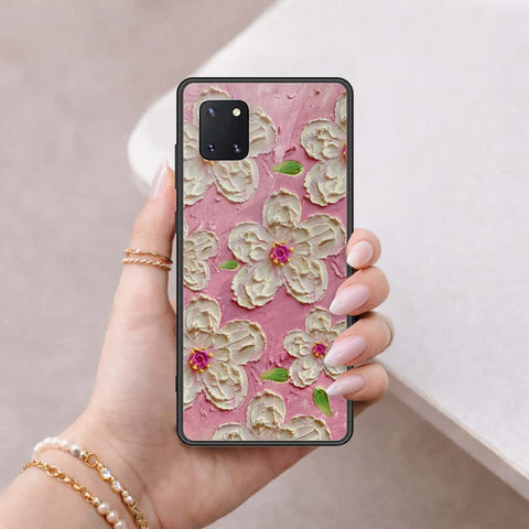 Samsung Galaxy Note 10 Lite Cover - Floral Series 3 - HQ Ultra Shine Premium Infinity Glass Soft Silicon Borders Case