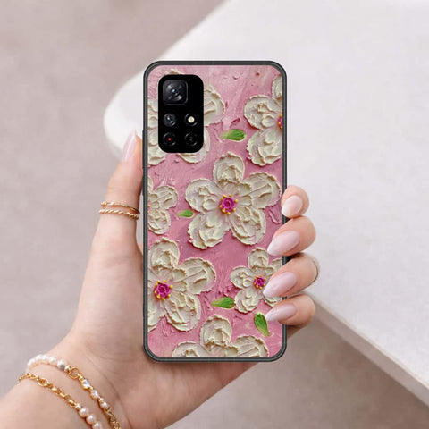 Xiaomi Redmi Note 11T 5G Cover - Floral Series 3 - HQ Ultra Shine Premium Infinity Glass Soft Silicon Borders Case
