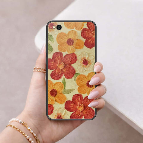 Xiaomi Redmi Go Cover - Floral Series 3 - HQ Ultra Shine Premium Infinity Glass Soft Silicon Borders Case