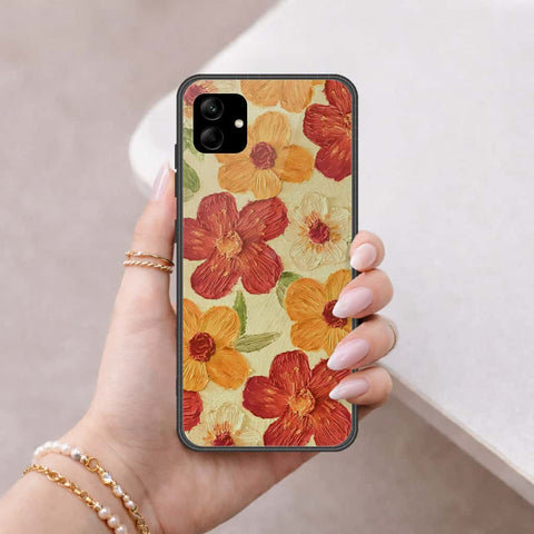 Samsung Galaxy M13 5G Cover - Floral Series 3 - HQ Ultra Shine Premium Infinity Glass Soft Silicon Borders Case