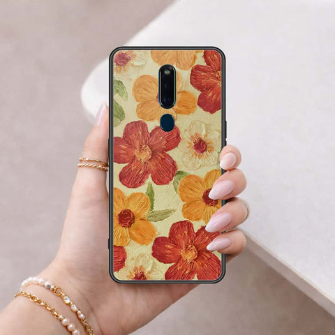 Huawei Honor Play 8A Cover - Floral Series 3 - HQ Ultra Shine Premium Infinity Glass Soft Silicon Borders Case