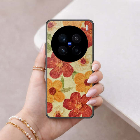 Realme C75 Cover - Floral Series 3 - HQ Ultra Shine Premium Infinity Glass Soft Silicon Borders Case