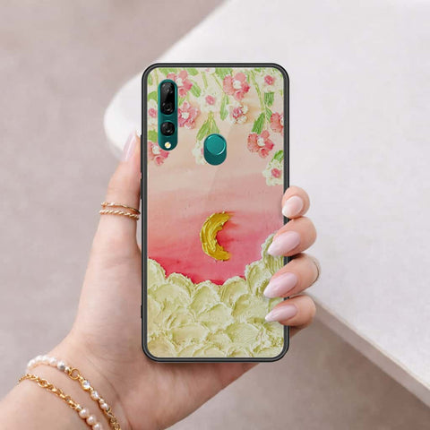 Huawei Y9 Prime 2019 Cover - Floral Series 3 - HQ Ultra Shine Premium Infinity Glass Soft Silicon Borders Case