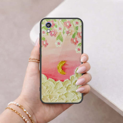 Huawei Honor 8S Cover - Floral Series 3 - HQ Ultra Shine Premium Infinity Glass Soft Silicon Borders Case