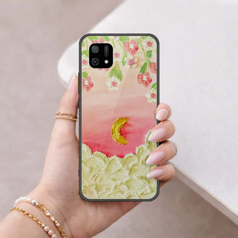 Oppo A16K Cover - Floral Series 3 - HQ Ultra Shine Premium Infinity Glass Soft Silicon Borders Case