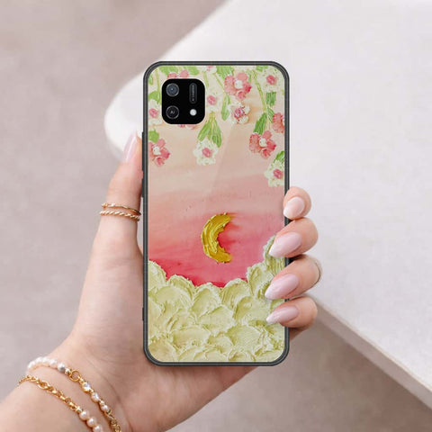 Oppo A16e Cover - Floral Series 3 - HQ Ultra Shine Premium Infinity Glass Soft Silicon Borders Case