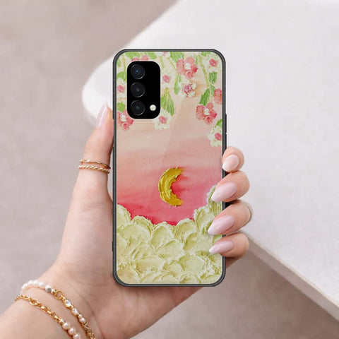 OnePlus Nord N200 5G Cover - Floral Series 3 - HQ Ultra Shine Premium Infinity Glass Soft Silicon Borders Case