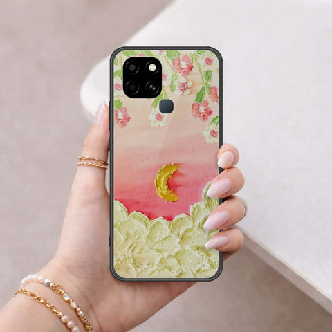 Infinix Smart 6 Cover - ONation Persian Rugs Series 2 - HQ Ultra Shine Premium Infinity Glass Soft Silicon Borders Cas