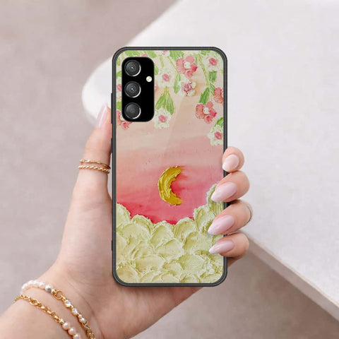 Samsung Galaxy A14 5G Cover - Floral Series 3 - HQ Ultra Shine Premium Infinity Glass Soft Silicon Borders Case