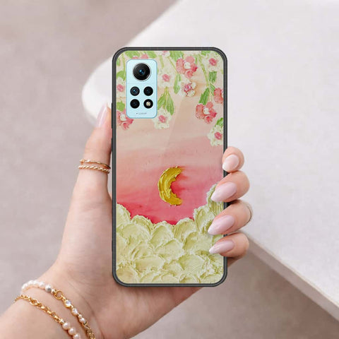 Xiaomi Redmi Note 12 Pro 4G Cover - Floral Series 3 - HQ Ultra Shine Premium Infinity Glass Soft Silicon Borders Case