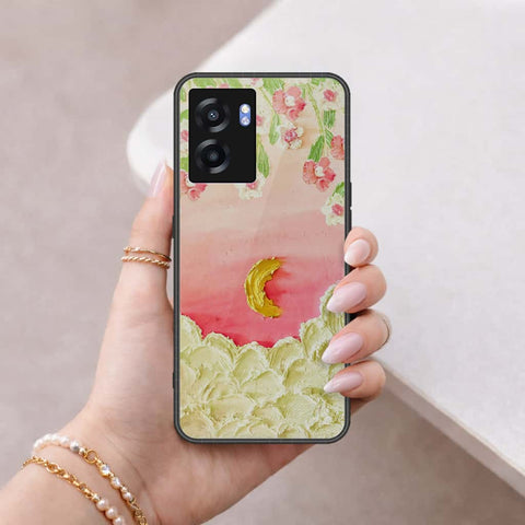 Realme V23 Cover - Floral Series 3 - HQ Ultra Shine Premium Infinity Glass Soft Silicon Borders Case