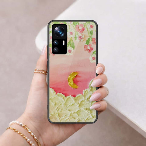 Xiaomi Redmi K50 Ultra Cover - Floral Series 3 - HQ Ultra Shine Premium Infinity Glass Soft Silicon Borders Case