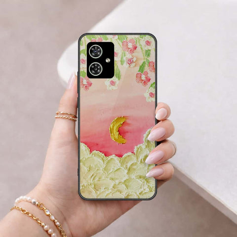 Motorola Moto G64 Cover - Floral Series 3 - HQ Ultra Shine Premium Infinity Glass Soft Silicon Borders Case