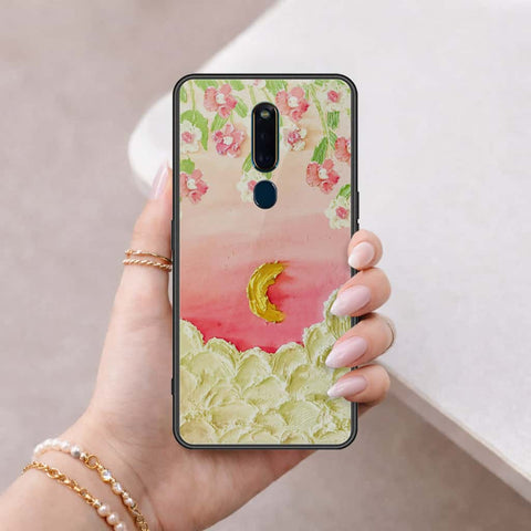 Huawei Honor Play 8A Cover - Floral Series 3 - HQ Ultra Shine Premium Infinity Glass Soft Silicon Borders Case