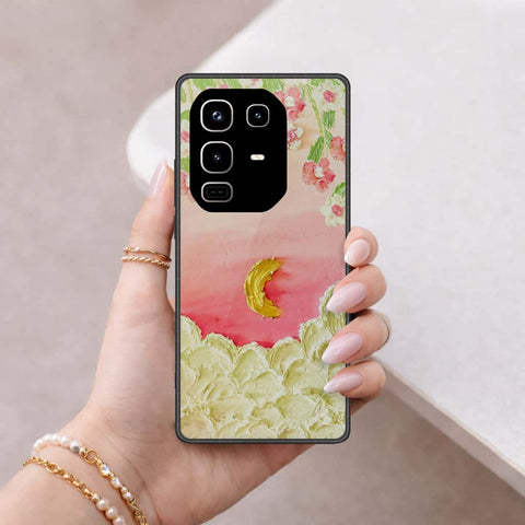 Infinix Note 50 Pro 4G Cover - Floral Series 3 - HQ Ultra Shine Premium Infinity Glass Soft Silicon Borders Case
