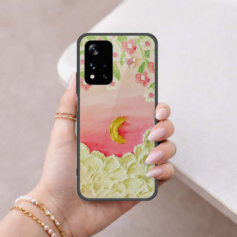 Xiaomi Redmi Note 11 5G Cover - Floral Series 3 - HQ Ultra Shine Premium Infinity Glass Soft Silicon Borders Case