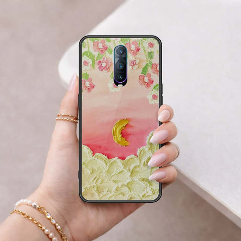 Oppo R17 Pro Cover - Floral Series 3 - HQ Ultra Shine Premium Infinity Glass Soft Silicon Borders Case