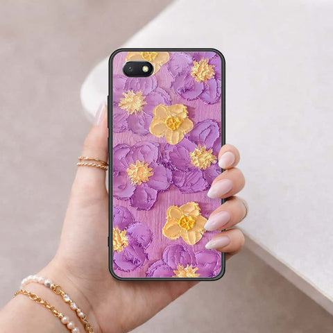 Honor 7S Cover - Floral Series 3 - HQ Ultra Shine Premium Infinity Glass Soft Silicon Borders Case