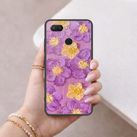 Xiaomi Mi 8 Lite Cover - Floral Series 3 - HQ Ultra Shine Premium Infinity Glass Soft Silicon Borders Case