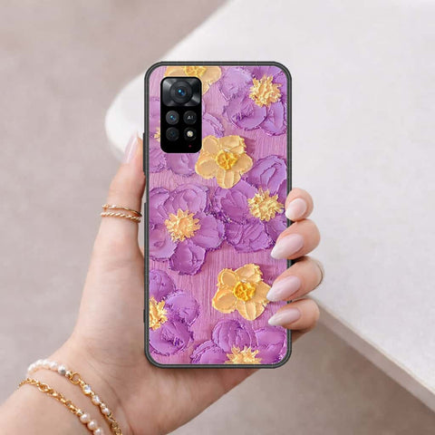 Xiaomi Redmi Note 11 Pro 5G Cover - Floral Series 3 - HQ Ultra Shine Premium Infinity Glass Soft Silicon Borders Case