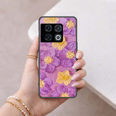 OnePlus 10 Pro Cover - Floral Series 3 - HQ Ultra Shine Premium Infinity Glass Soft Silicon Borders Case