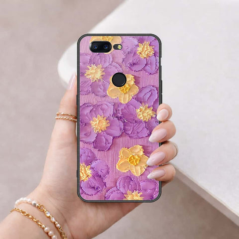 OnePlus 5T Cover - Floral Series 3 - HQ Ultra Shine Premium Infinity Glass Soft Silicon Borders Case