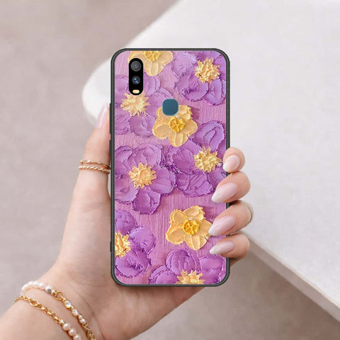 Vivo Y11 2023 Cover - Floral Series 3 - HQ Ultra Shine Premium Infinity Glass Soft Silicon Borders Case