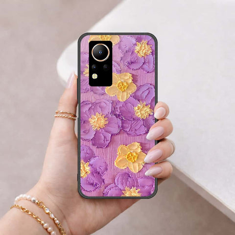 Infinix Note 12 Cover - Floral Series 3 - HQ Ultra Shine Premium Infinity Glass Soft Silicon Borders Case